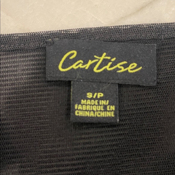 NWOT Cartise Black and Silver Sequin Women's Top - Picture 6 of 8